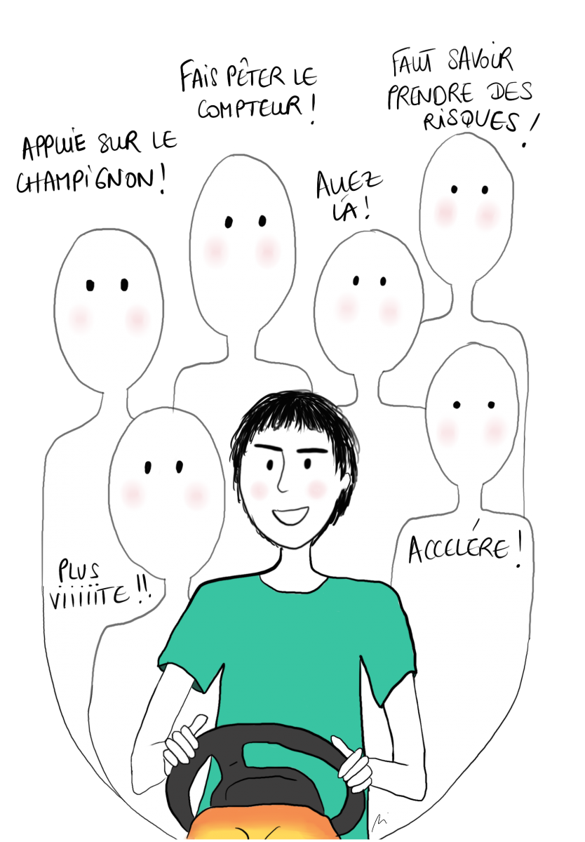 L’influence sociale est un vecteur majeur de la prise de risque chez les jeunes. Image par Ivane Nuel L’influence sociale est un vecteur majeur de la prise de risque chez les jeunes. Image par Ivane Nuel