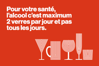 Les campagnes de santé publique visent souvent à transmettre des informations aux individus, ici à indiquer les recommandations concernant la consommation d’alcool. Les campagnes de santé publique visent souvent à transmettre des informations aux individus, ici à indiquer les recommandations concernant la consommation d’alcool.